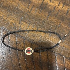 Alex and Ani Ohio State Adjustable Black String Kindred Cord Bracelet